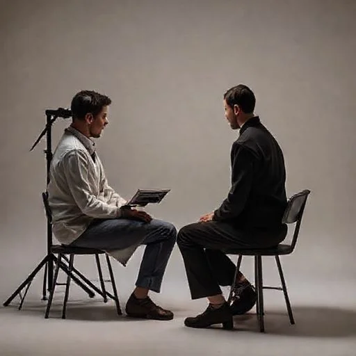 A desolate, red-rock alien desert under a binary sunset, viewed through an organically shaped, shimmering portal. Ancient, crumbling structures rise from the sand, hinting at a lost civilization. The twin suns cast long, dramatic shadows across the harsh, beautiful landscape, evoking a sense of lonely grandeur and mystery from 'Dunefall Odyssey'.